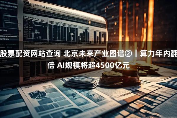 股票配资网站查询 北京未来产业图谱②|算力年内翻倍 AI规模将超4500亿元